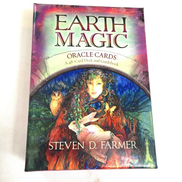 Earth Magic Oracle Cards by Steven D. Farmer - Picture 1 of 7